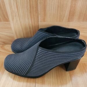 Vivanz Blue/Gray Stripped Mule Women's Size 7